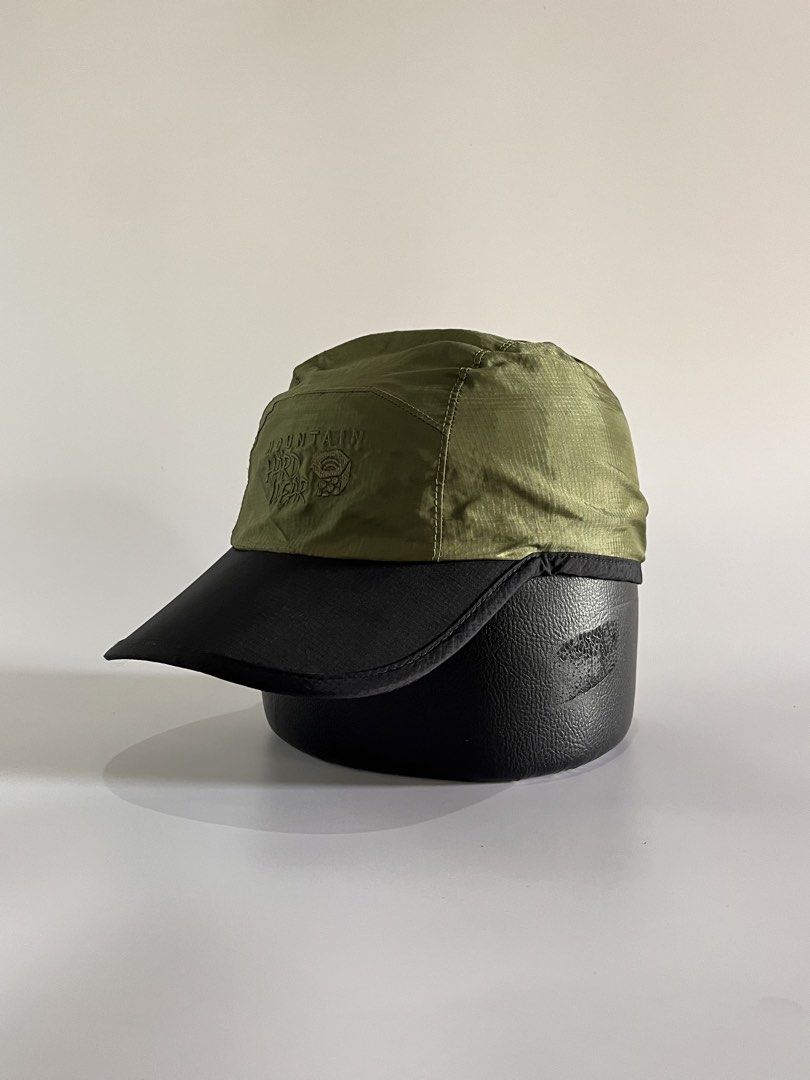 Mountain Hardwear Hat (Category: Caps & Hats) located in Malaybalay. Submitted by haulsome (Listing ID 1468851018, Image 2). Description: Mountain Hardwear Hat -In good condition -Quick dry material -In mossy green and black colorway -Expired waterproofing material -Adult size, adjustable velcro 350php, +sf.