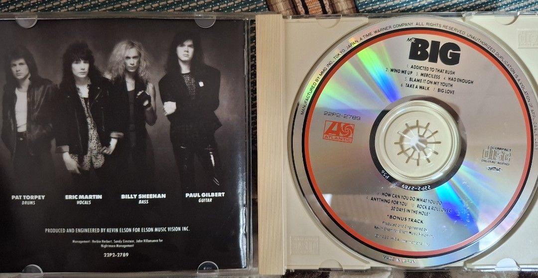 Mr. Big (Category: CDs & DVDs) located in Davao. Submitted by vintageklasiks (Listing ID 1468929874, Image 2). Description: .