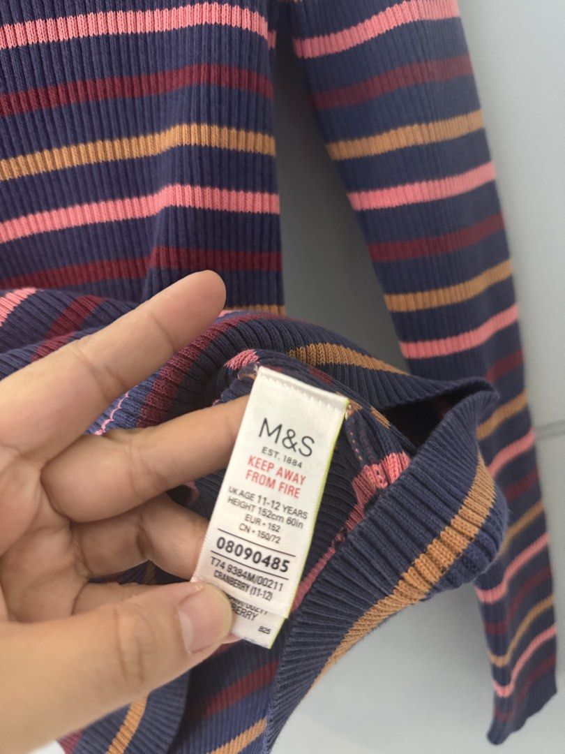 M&S STRIPE TURTLE NECK (s) (Category: Coats, Jackets and Outerwear) located in Lipa City. Submitted by upcycle_alley (Listing ID 1468807760, Image 3). Description: .
