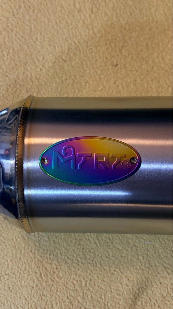 MTRT Motorcycle Exhaust Muffler Silencer Pipe (Category: Mufflers, Exhaust Parts & Accessories) located in Lucena. Submitted by te_arts (Listing ID 1468887369, Image 1). Description: Mtrt evo 2 stainless pipe 340mm Bnew.