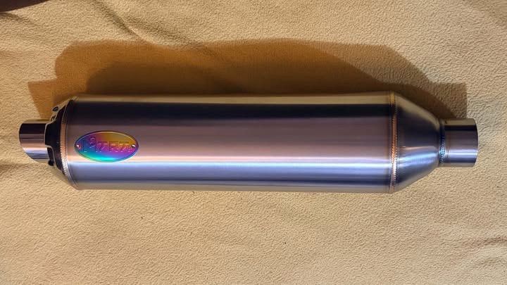 MTRT Motorcycle Exhaust Muffler Silencer Pipe (Category: Mufflers, Exhaust Parts & Accessories) located in Lucena. Submitted by te_arts (Listing ID 1468887369, Image 2). Description: Mtrt evo 2 stainless pipe 340mm Bnew.