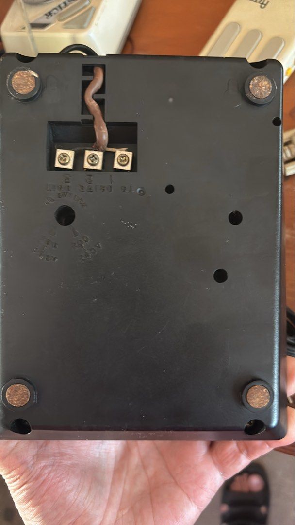 MTV-7000 Automatic Antenna Rotator Control Unit (Category: Electrical, Adaptors & Sockets) located in Iloilo. Submitted by TheKinfolkGarage (Listing ID 1468831193, Image 2). Description: - Model: MTV-7000 automatic antenna rotator control unit - Design: Heavy-duty brown and grey housing with a classic vintage front label - Compass: Top directional compass dial with N, S, E, and W markings - Connectivity: Includes attached power cable and rear scr