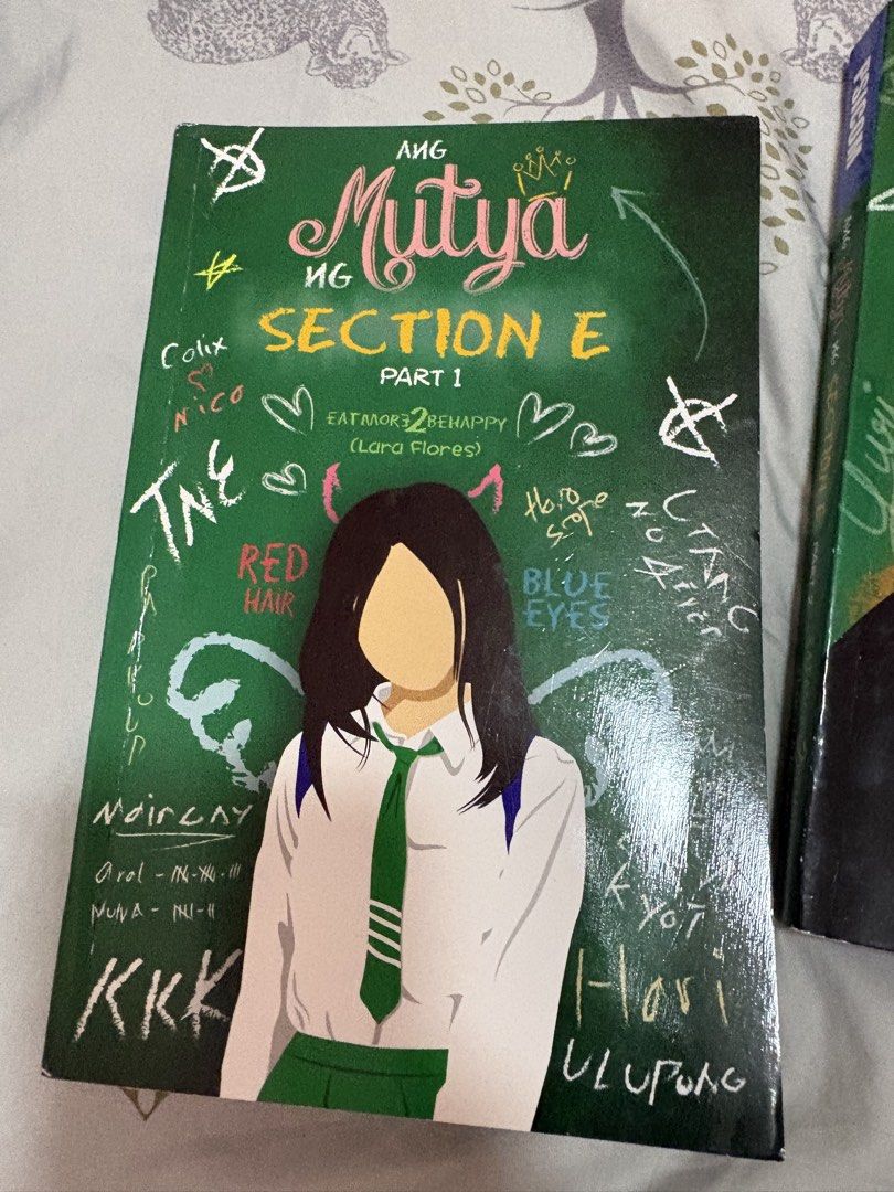 Mutya ng Section E Complete Set (Category: Textbooks) located in Manila. Submitted by semyy22m (Listing ID 1468785843, Image 2). Description: - Complete Set: Includes Part 1, Part 2, Part 3, Book 2 Part 1, and Book 2 Part 2 - Author: Eatmor2behappy (Lara Flores) - Genre: Popular Wattpad romance fiction series / Local YA novel .