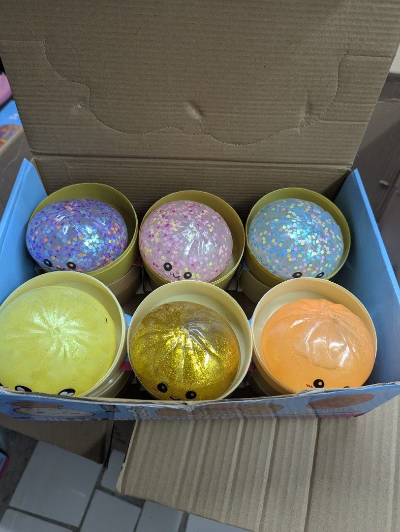 Mystery Dumpling Squishy Toy Sugar Edition Box 8.5 (Category: Kids Toys) located in Manila. Submitted by marthney (Listing ID 1468874800, Image 2). Description: Dumpling Squishy 8.5 size Palm Size Malaki na 85each only Pwede din wholesale pag usapan natin presyo 😁 Ang laman per box ay Glitters, Glow in the dark, Heart Beads at Beads. Random na yan. Walang ordinary na kasama..