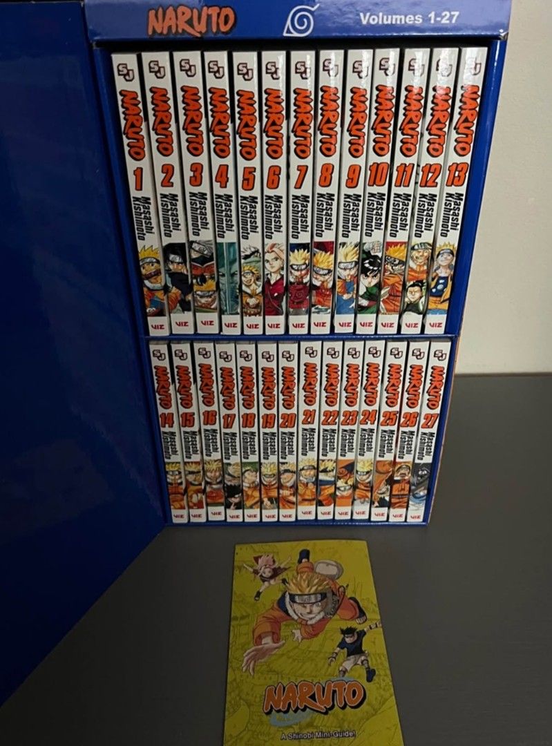 Naruto Manga Box Set (Category: Comics & Manga) located in San Juan. Submitted by docpratty (Listing ID 1468772485, Image 3). Description: Comes with everything except the poster. The manga was displayed away from direct sunlight and kept in a smoke-free home..