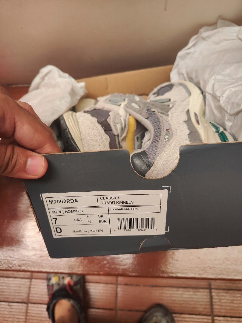 New Balance 2002R Protection Pack "Rain Cloud" (Category: Sneakers) located in Manila. Submitted by goodstuffs2find (Listing ID 1468925040, Image 2). Description: In excellent condition New Balance Protection Pack "Rain Cloud" US 7 Mens | 8.5 Womens Selling only for P4800 Market Value P8900++ With original Box No major issue Location Paranaque.