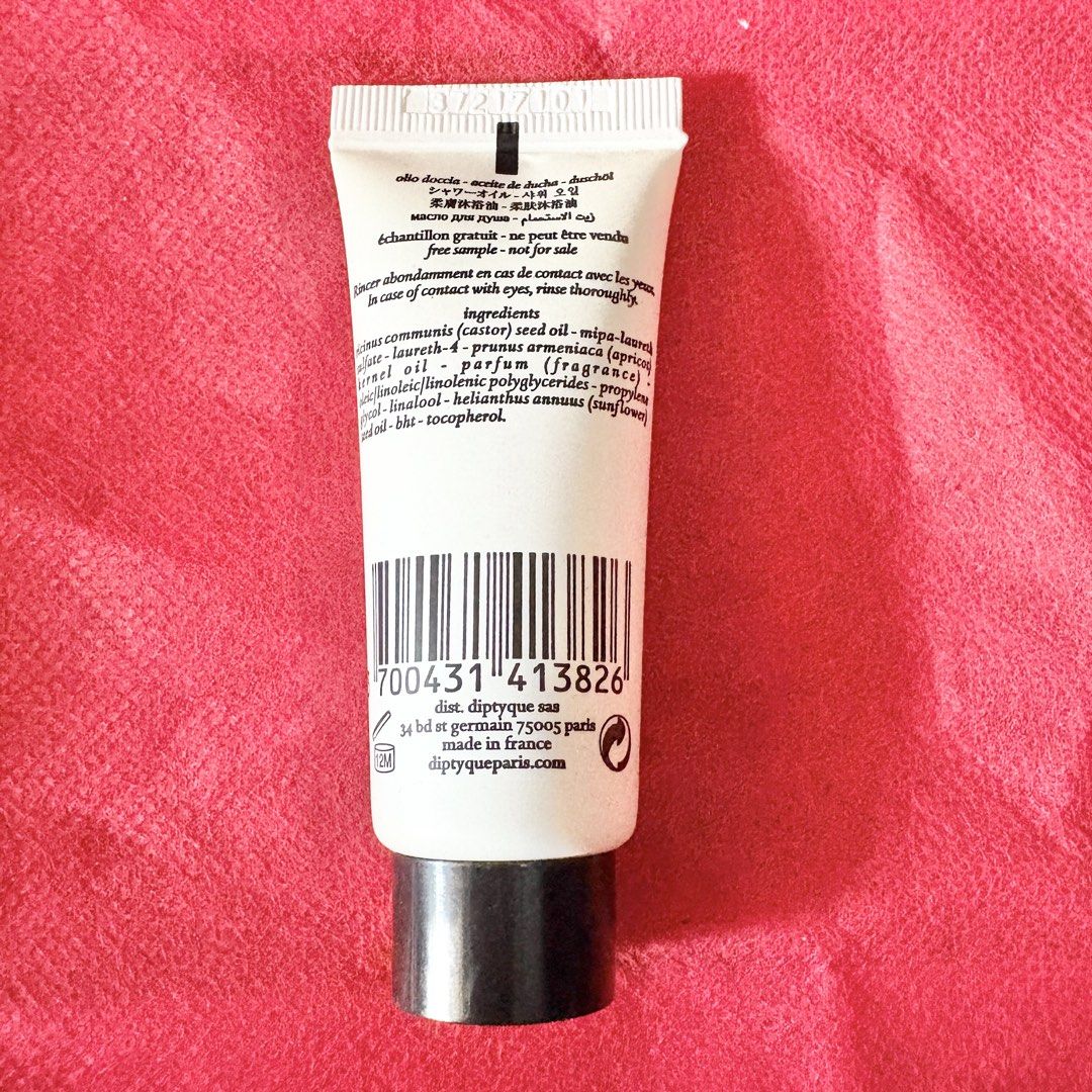 New Diptyque do son doson Shower Oil 10ml (Category: Fragrance & Deodorants) located in Pasig City. Submitted by deluxuryshop (Listing ID 1468749593, Image 2). Description: - Brand: Diptyque Paris - Item: Shower Oil - Volume: 10ml / 0.34 fl. oz..