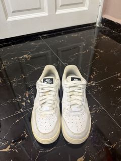 NIKE Air Force 1 DQ75 1 White Black, Women's Fashion, Footwear ...