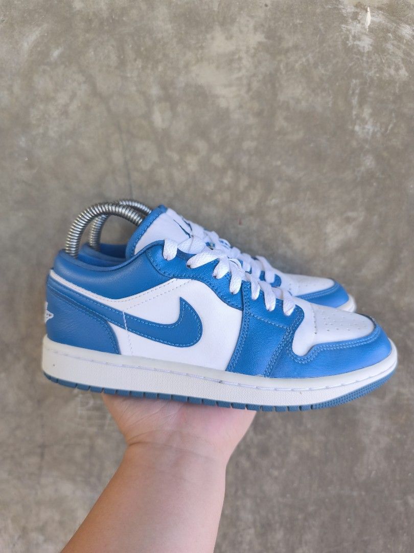 Nike Air Jordan 1 Low "UNC" (Category: Sneakers) located in Baguio. Submitted by soleseekerph (Listing ID 1468734058, Image 1). Description: US 6.5, Euro 37.5, 23.5 cm Excellent condition.
