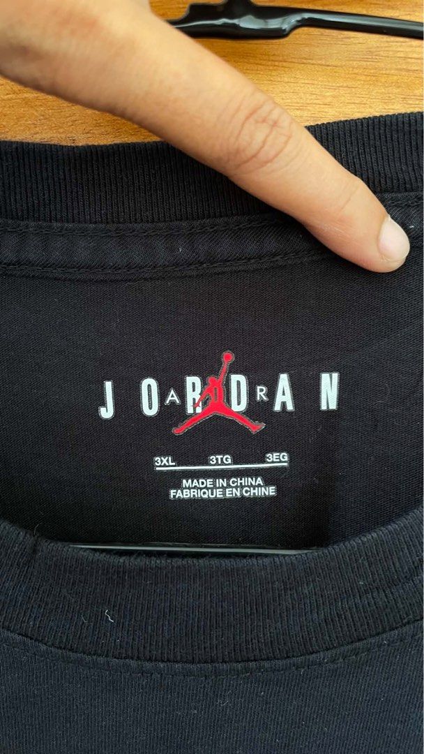 Nike Air Jordan tshirt (Category: Activewear) located in San Carlos City. Submitted by manuelnarciso (Listing ID 1468728180, Image 3). Description: 💯 Authentic Excellent Condition Color rate: 10/10 Tag: 3XL Best fit: 3XL W: 24 L: 28.
