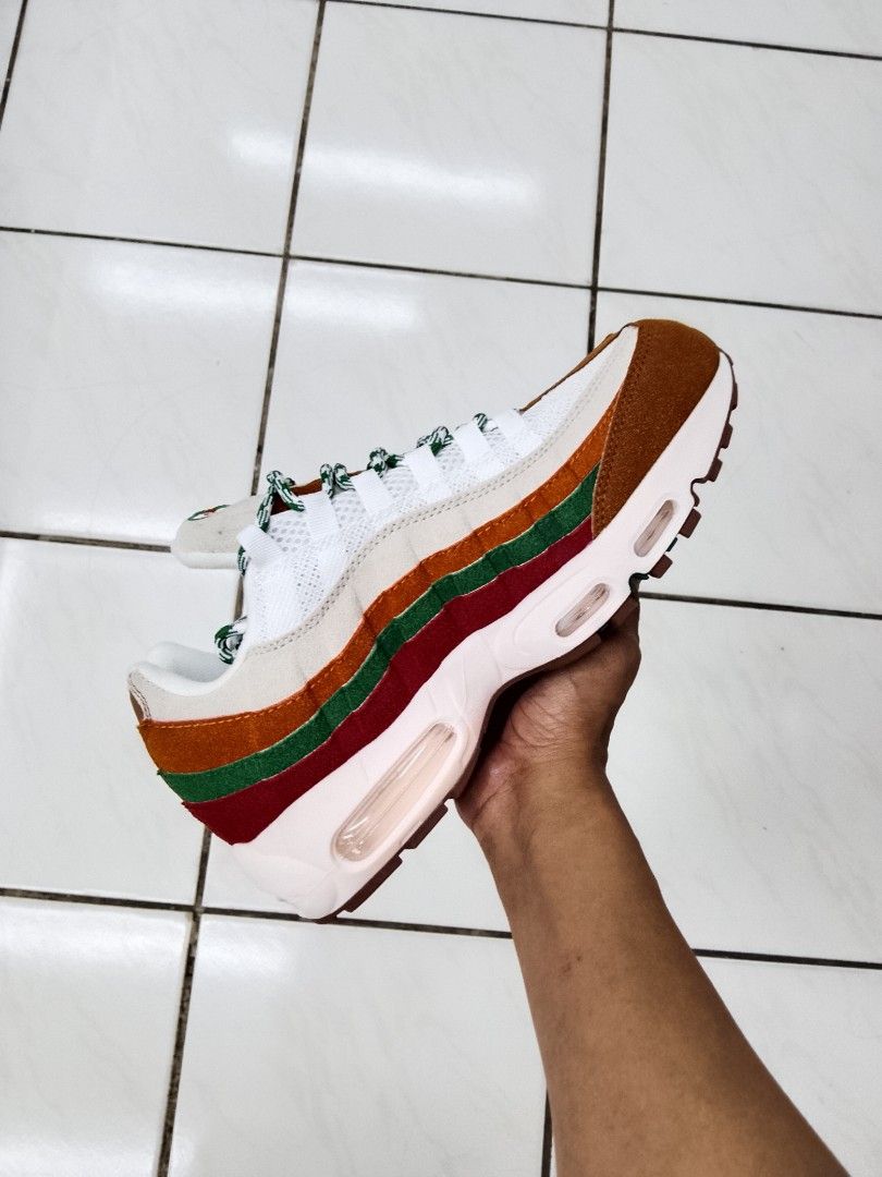 Nike Air Max 95 "7/11" 🛒 (Category: Sneakers) located in Manila. Submitted by josier_181 (Listing ID 1468885424, Image 2). Description: Available now Ma'am/Sir Pm for more details Your order via lalamove COD or GCASH payment. Kung anong nasa post ko po yun po mismo ang dadating na item sa inyo 💯 Good quality and condition Thank you and God bless Womens Size Guide 5US - 36 EU/FR - 22CM 6US - 37 EU/FR - 23CM 6.5US - 37.5 EU/FR - 23.5CM 7US - 38 E