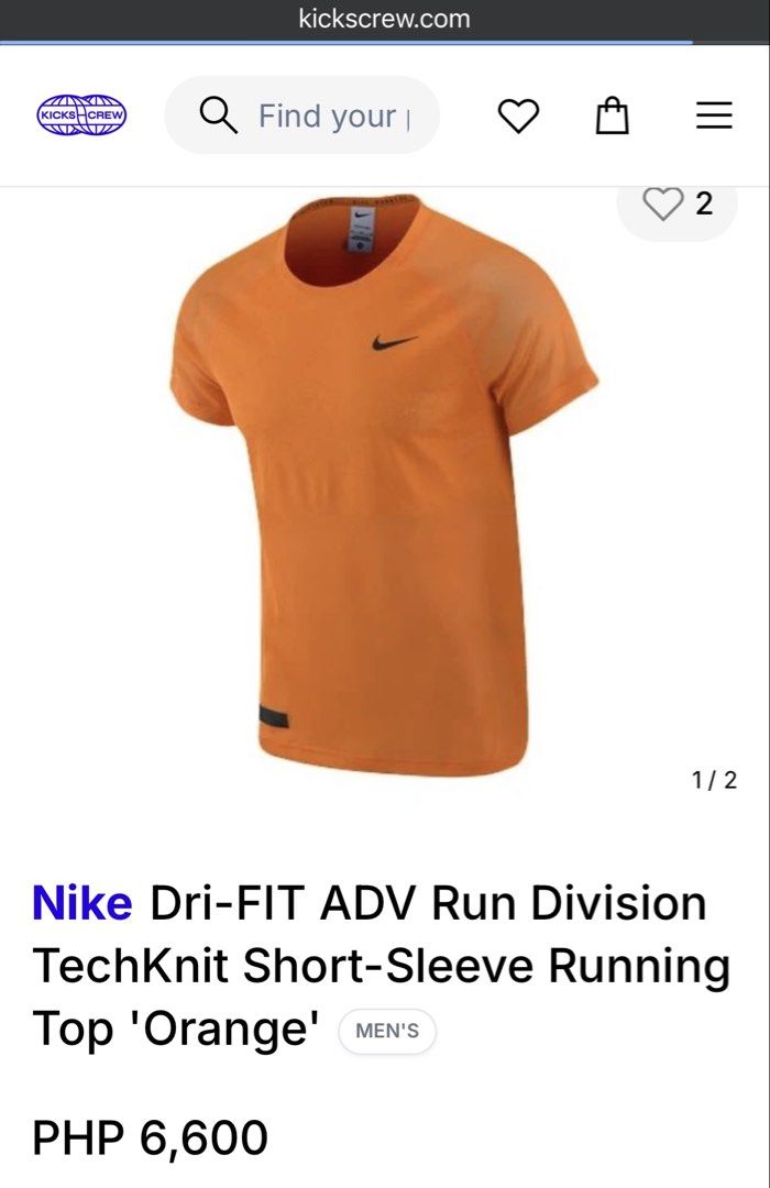 Nike Dri-FIT ADV Run Division Techknit (Category: Activewear) located in Dipolog. Submitted by krstnagnis98 (Listing ID 1468761575, Image 2). Description: Niké Dri-FIT ADV Run Division Tech Knit Running S/S Key Features: Built with premium Dri-FIT ADV technology, combining moisture-wicking fabric with advanced engineering to provide specialized breathability and comfort during high-intensity training or running. Good as New 10/10 Tagged size M W 