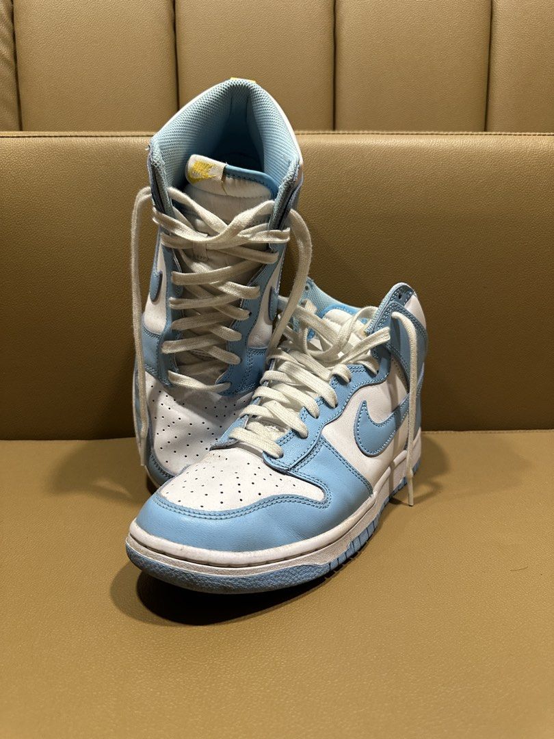 NIKE DUNK HIGH - BLUE CHILL (Category: Sneakers) located in Manila. Submitted by sellingdove (Listing ID 1468876158, Image 1). Description: 🔥RFS - NEED FUNDS🔥 🔥CONDITION - VERY LIGHTLY USED 🔥 🔥SHIPPING FROM MANILA, MALATE🔥.