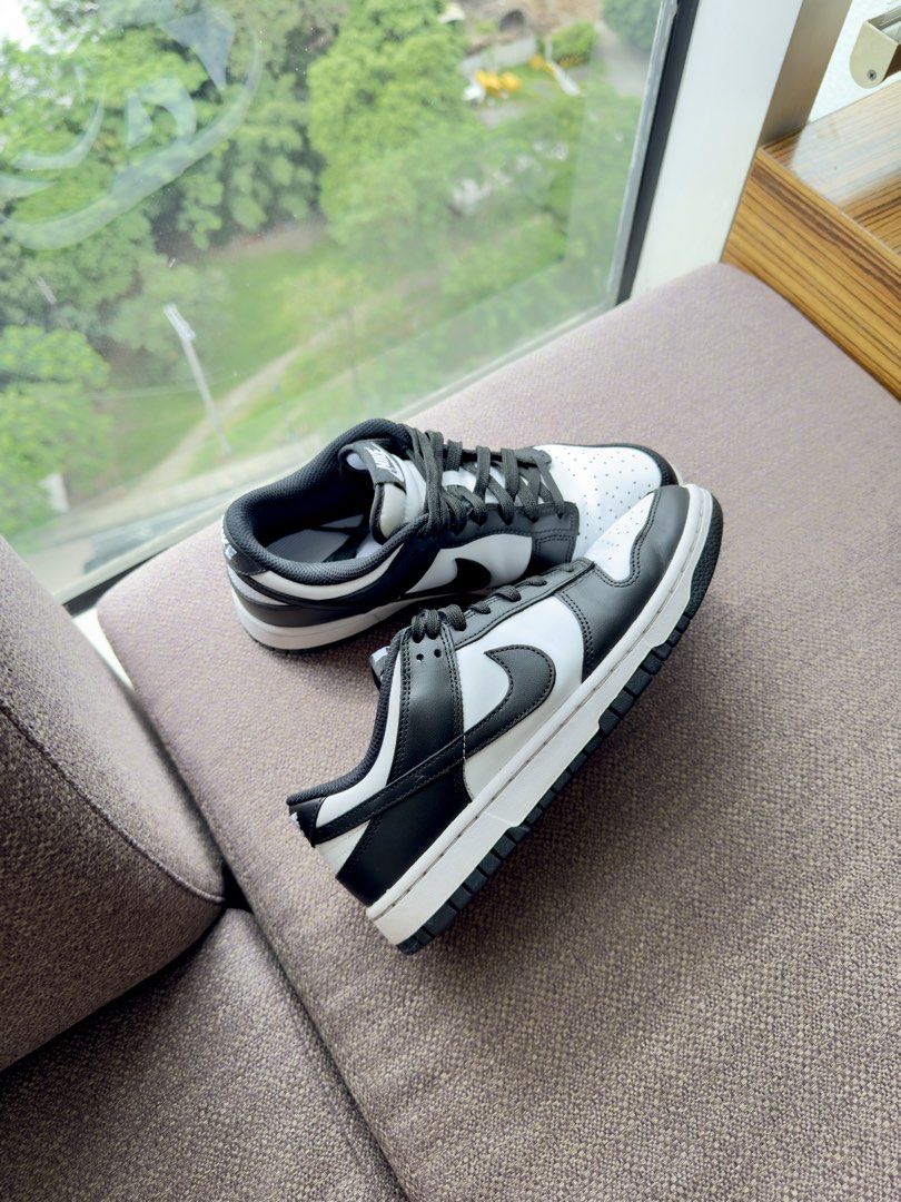Nike Dunk Low "Panda", Women's US 8 (Category: Sneakers) located in Taguig. Submitted by perfume_addict (Listing ID 1468755949, Image 2). Description: Authentic, worn only 2-3 times. Good condition. • Size: Women’s US 8 (Men’s US 6.5, about 24.5 cm) • Cleaned, ready to wear 📍BGC, Taguig Price slightly negotiable. No to low-ballers. .