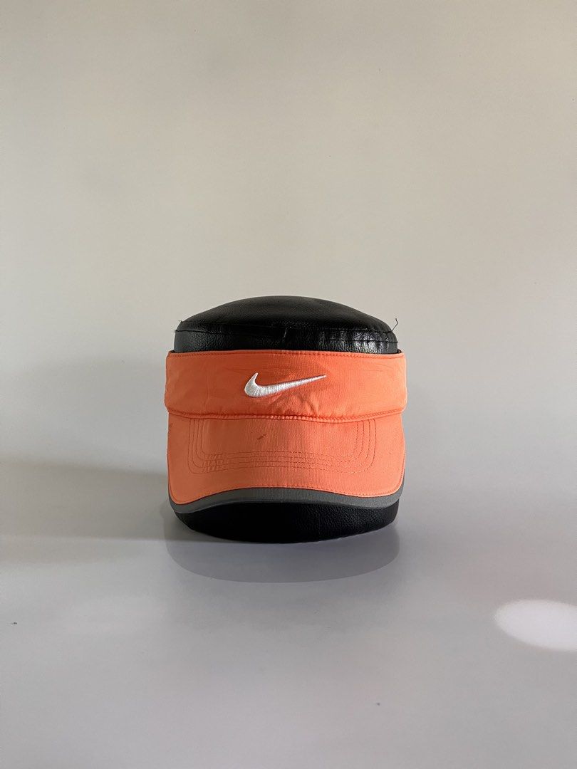 Nike Visors Cap (Category: Hats & Beanies) located in Malaybalay. Submitted by haulsome (Listing ID 1468852284, Image 3). Description: Nike Visors Cap -Both are in good conditions -Light orange and neon green -Adult size, adjustable strap velcro 450php for both, +sf.