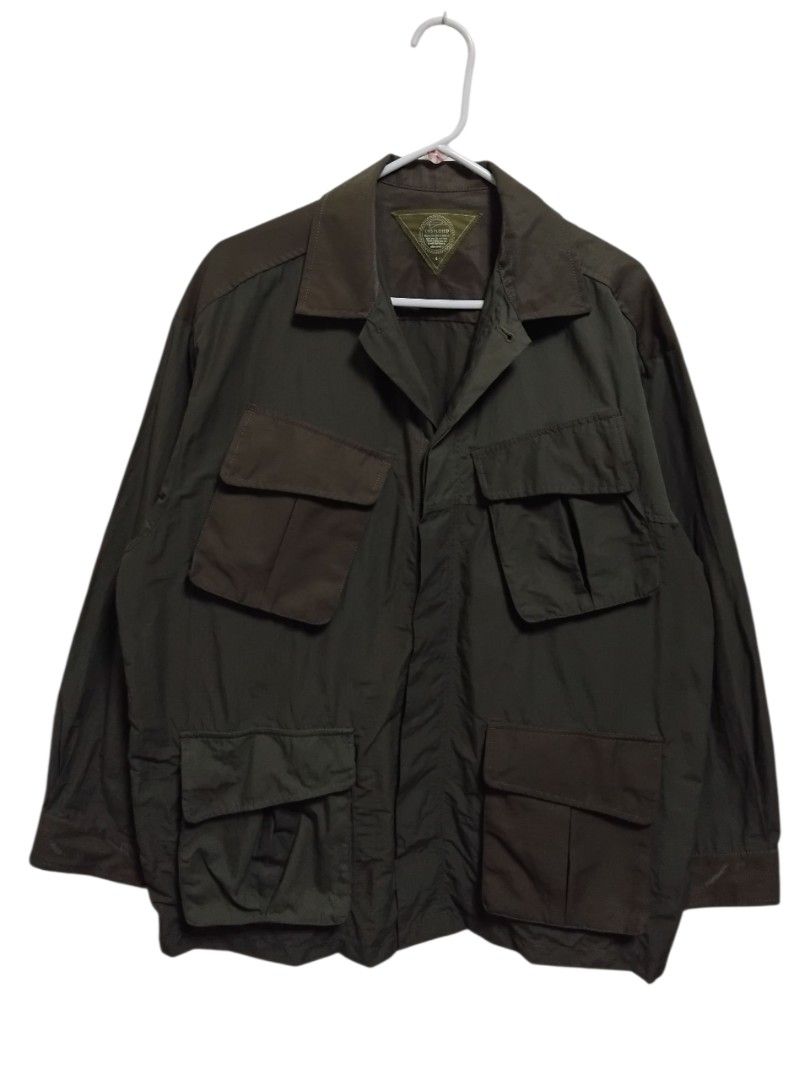 Niko and...Japan UNSTUDIED Patchwork Military Field Jacket (Category: Coats, Jackets and Outerwear) located in Pasig City. Submitted by hustlexcurate (Listing ID 1468726637, Image 1). Description: Niko and...Japan UNSTUDIED Patchwork Military Field Jacket Size LARGE on tag fits XL Dimensions: 25X30.