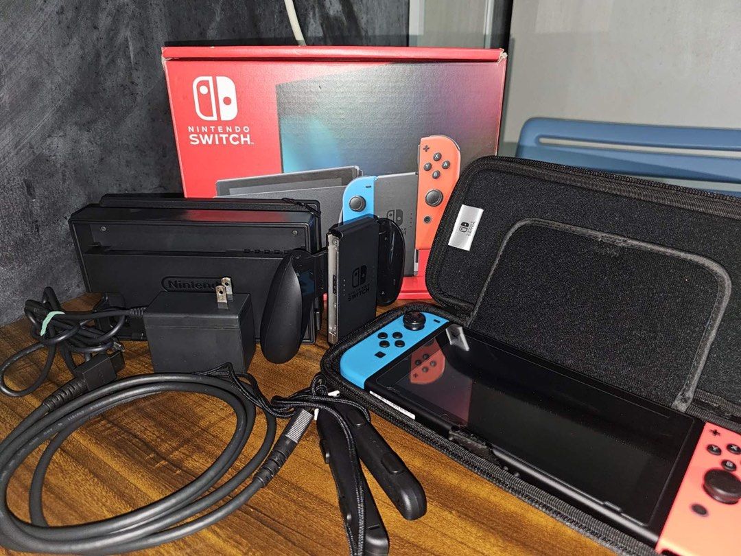 Nintendo Switch Console (Category: Nintendo) located in Quezon City. Submitted by annmalabanan (Listing ID 1468817468, Image 2). Description: Console only with Complete Accessories P 11,200 Console with 4 games - P 19,300: •Pokemon Let’s Go Pikachu •Mario Kart 8 Deluxe •Overcooked! All You Can Eat •The Legend of Zelda Breath of the Wild No issues Location: Palmera Homes, Sta. Monica, QC or Linear Tower Makati.