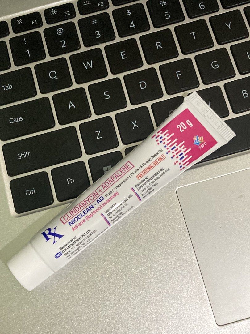 Nioclean Adapalene+Clindamycin 20g (Category: Face Care) located in Antipolo. Submitted by zzz.sells (Listing ID 1468885740, Image 2). Description: Used thrice only Will switch to adapalene only Price still nego .