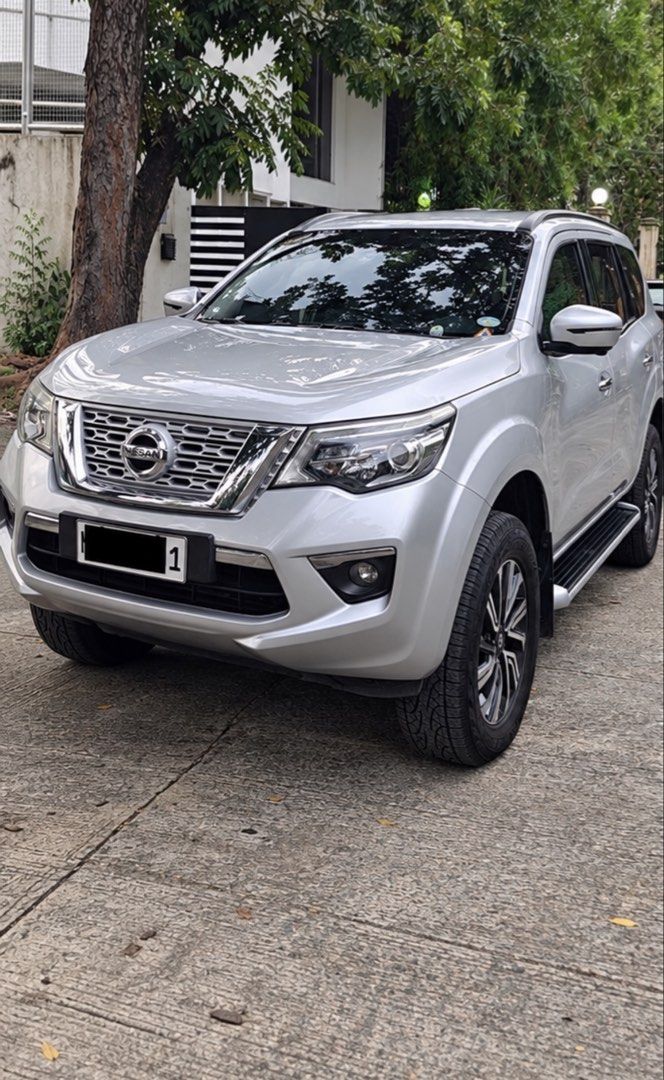Nissan Terra VL 4x4 Auto (Category: Used Cars) located in Muntinlupa City. Submitted by Rsalg (Listing ID 1466879931, Image 1). Description: 2019 NISSAN TERRA VL 4x4 — TOP-OF-THE-LINE ₱1,060,000 60,000 km | Diesel | Automatic | 4x4 | 7-Seater | Silver Well-maintained Alabang unit with complete Nissan CASA service records. Selling a 2019 Nissan Terra VL 4x4, purchased brand new from Nissan Philippines in 2020. VEHICLE HIGHLIGHTS • Top-of-the-line 