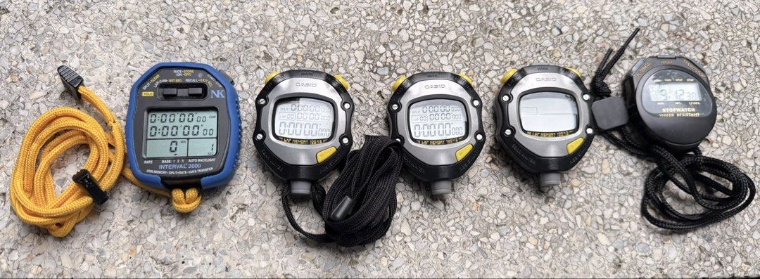 NK and CASIO brand stopwatch (Category: Men's Watches) located in Calamba. Submitted by transitory (Listing ID 1468774297, Image 1). Description: For Sale NK brand Interval® 2000 Split/Rate Watch (SRP ₱14,480.50) In very good working condition CASIO HS-70W Lap/Split stop watch (SRP ₱5,8++) In very good working condition 2 units available Free unbranded stopwatch Take all price ₱8,000 Calamba,Laguna location Pm or comment for faster transaction Sa
