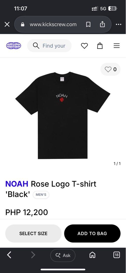 Noah - Rose (Category: Tshirts & Polo Shirts ) located in Lucban. Submitted by rep.rznt (Listing ID 1468736455, Image 2). Description: 23 width, 29-30 length 9.5/10 color rate.