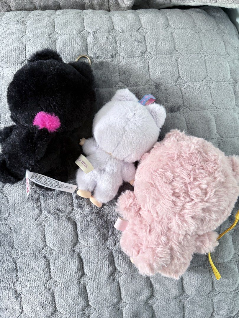 Nommi, Liila, Baby Three - TAKE ALL (Category: Plushies & Soft Toys) located in Quezon City. Submitted by prettygalfinds_ (Listing ID 1468748712, Image 2). Description: Take all Nommi, Liila & Baby Three plushies No flaws Rfs: Quitting, not collecting anymore Last price posted All original not sure where the boxes are but for sure buyer I will try to look for it at home.