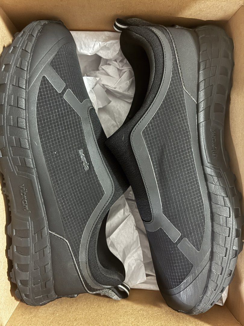 Norda 003 Black slip on (Category: Sneakers) located in Makati City. Submitted by categorywaste88 (Listing ID 1468744417, Image 1). Description: - Brand: Norda - Model: 003 Trail Running Shoes - Color: Black - Soles: Vibram with deep lug traction - Upper: Durable engineered mesh - Condition: Great, minor dust on treads from handling - Inclusions: Original branded shoebox - Ideal for: Outdoor running and hiking.
