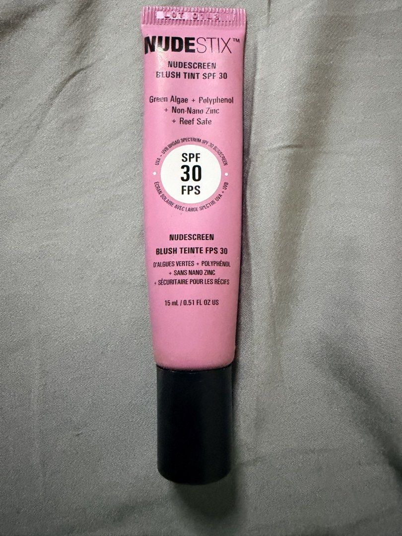 Nude stix nudescreen blush tint spf 30 (Category: Makeup) located in Quezon City. Submitted by bloompicks (Listing ID 1468864860, Image 1). Description: 80% full. Used a few times. Expiry on tube is 11/2025 but still fine. Still use this recently. .