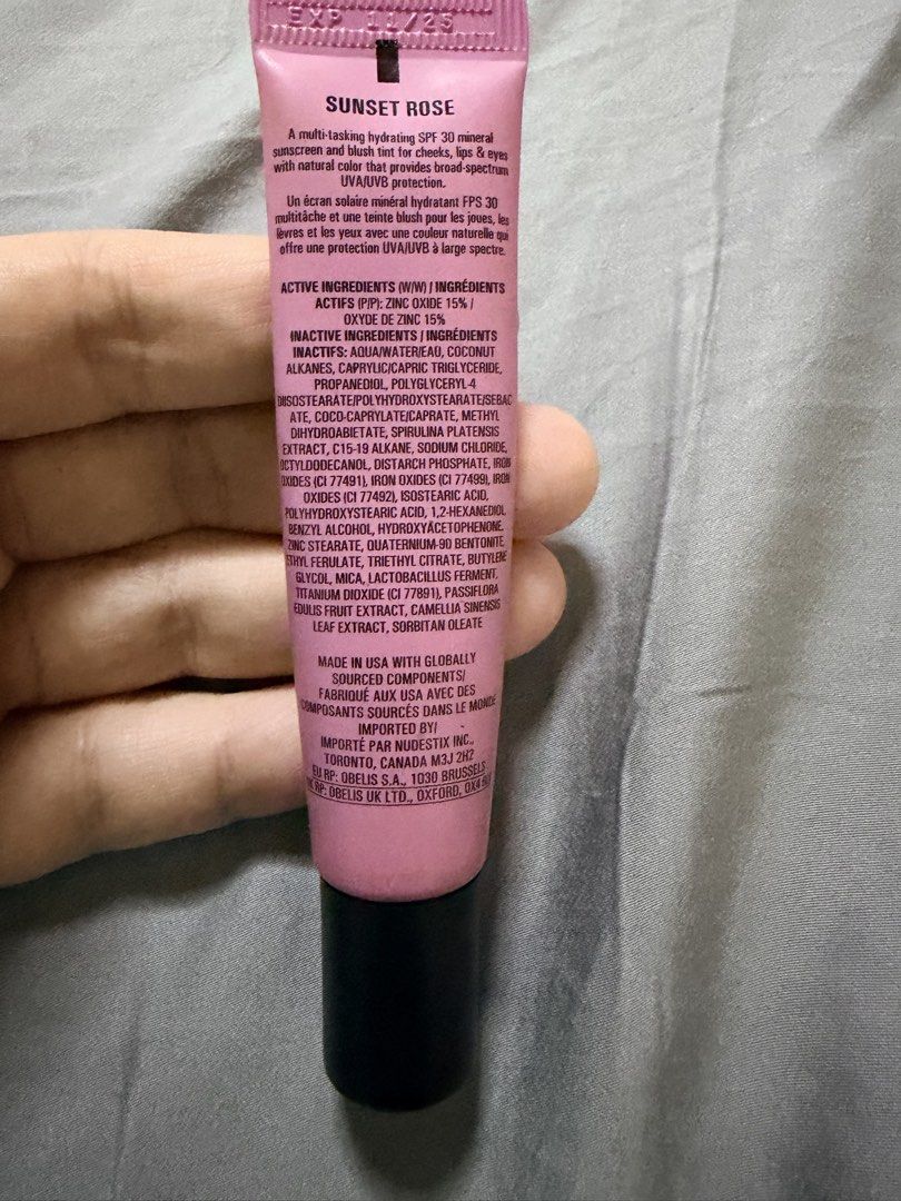 Nude stix nudescreen blush tint spf 30 (Category: Makeup) located in Quezon City. Submitted by bloompicks (Listing ID 1468864860, Image 3). Description: 80% full. Used a few times. Expiry on tube is 11/2025 but still fine. Still use this recently. .