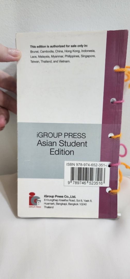 Nurse's Pocket Guide (NANDA) Sixteenth Edition (Category: Textbooks) located in Manila. Submitted by bibimboop (Listing ID 1468928446, Image 3). Description: Selling my NANDA, 16th edition—elephant in the room, the spine's glue got tired and gave up... but we can't give up, so I used a hole puncher for everything and tied it with yarn. On the plus side, it's very colourful and customized! No torn or missing pages, writing, or anything. 🧧 Mode of