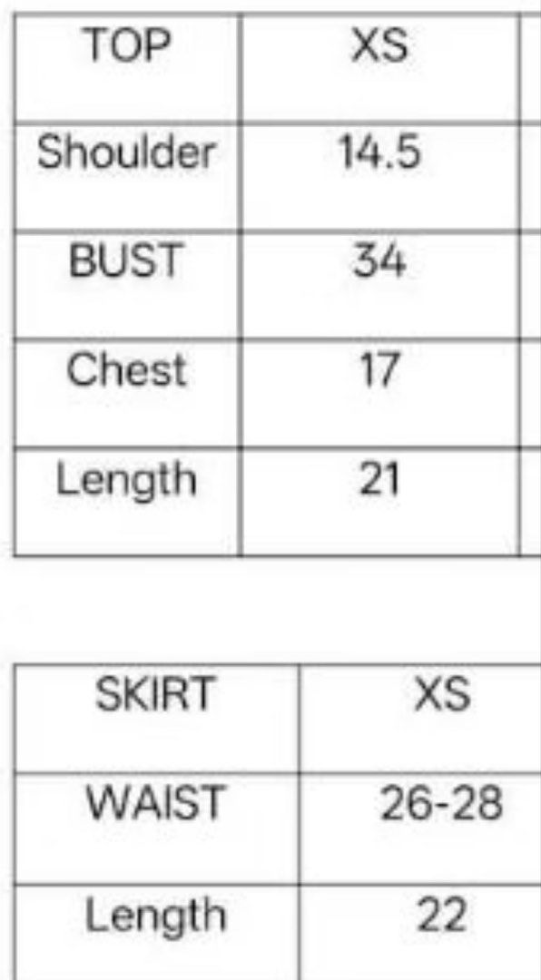 Nursing Gala Uniform (Category: Sets or Coordinates) located in Caloocan City. Submitted by kmiracle2733395 (Listing ID 1468827528, Image 3). Description: White nurse uniform set, includes long sleeve button-up top with stand collar and matching skirt. Size XS. Top has shoulder width 14.5 inches, bust 34 inches, chest 17 inches, length 21 inches. Skirt waist 26 to 28 inches, length 22 inches..