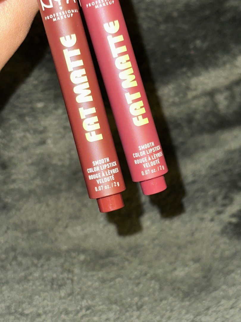 Nyx fat matte smooth color lipstick (Category: Makeup) located in Pasig City. Submitted by thesipsnapofficial (Listing ID 1468860998, Image 3). Description: .
