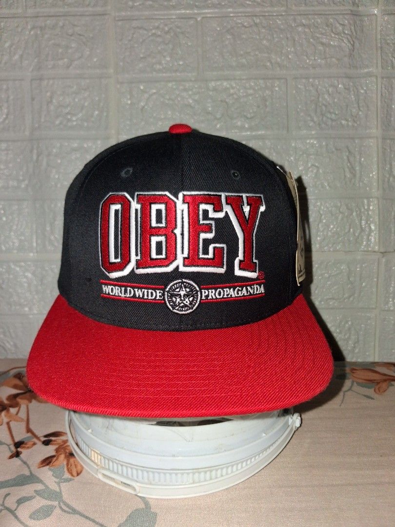 OBEY PROPAGANDA SNAPBACK HAT (Category: Caps & Hats) located in San Jose. Submitted by custodiokhen (Listing ID 1468823795, Image 1). Description: OBEY PROPAGANDA SNAPBACK HAT Brand New!!! OSFA.
