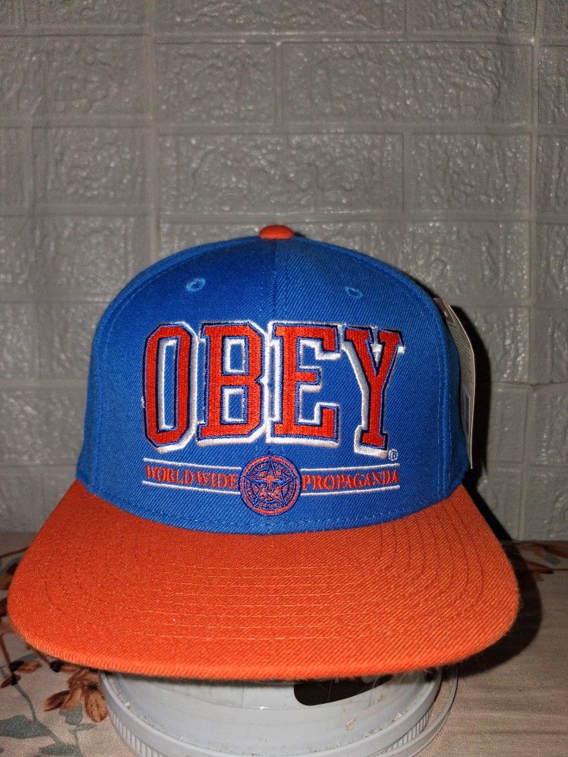 OBEY PROPAGANDA SNAPBACK HAT (Category: Caps & Hats) located in San Jose. Submitted by custodiokhen (Listing ID 1468824042, Image 1). Description: OBEY PROPAGANDA SNAPBACK HAT Brand New!!! OSFA.