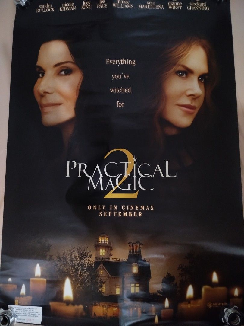 OFFICIAL LICENSED Practical Magic 2 Double-Sided 27x40 Inch Theatrical Poster (Category: Storybooks) located in Malabon City. Submitted by officiallylicensedposterz (Listing ID 1468737252, Image 1). Description: .