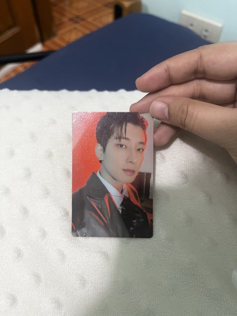 Official SEVENTEEN Wonwoo Photocard (Category: K-Wave Merchandise) located in Lucena. Submitted by needfundsforojt (Listing ID 1468757273, Image 2). Description: SEVENTEEN Wonwoo 9th mini album, Attacca (Carat Version) - with freebies NO COD! PAYMENT FIRST 😊 MOP: Gcash/ Landbank/ Gotyme Bank.