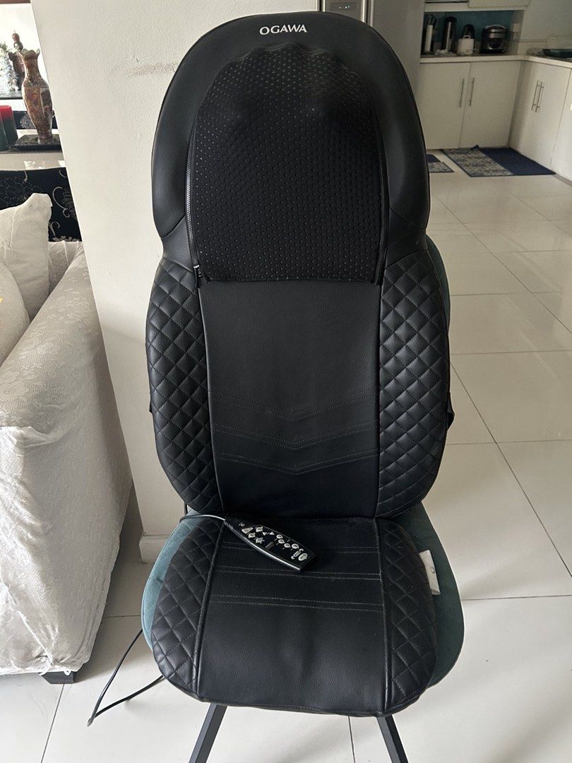 Ogawa Portable Massage Seat Cushion with Controller (Category: Massage Devices) located in Quezon City. Submitted by jovy2lio (Listing ID 1468734016, Image 1). Description: 🚨 OGAWA MASSAGE CHAIR – ₱14K ONLY! ✅ Barely used ✅ No issues ✅ Bought brand new in 2023 ✅ Original price ₱30,000 🔥 Selling price: ₱14,000 Good condition and ready to use..