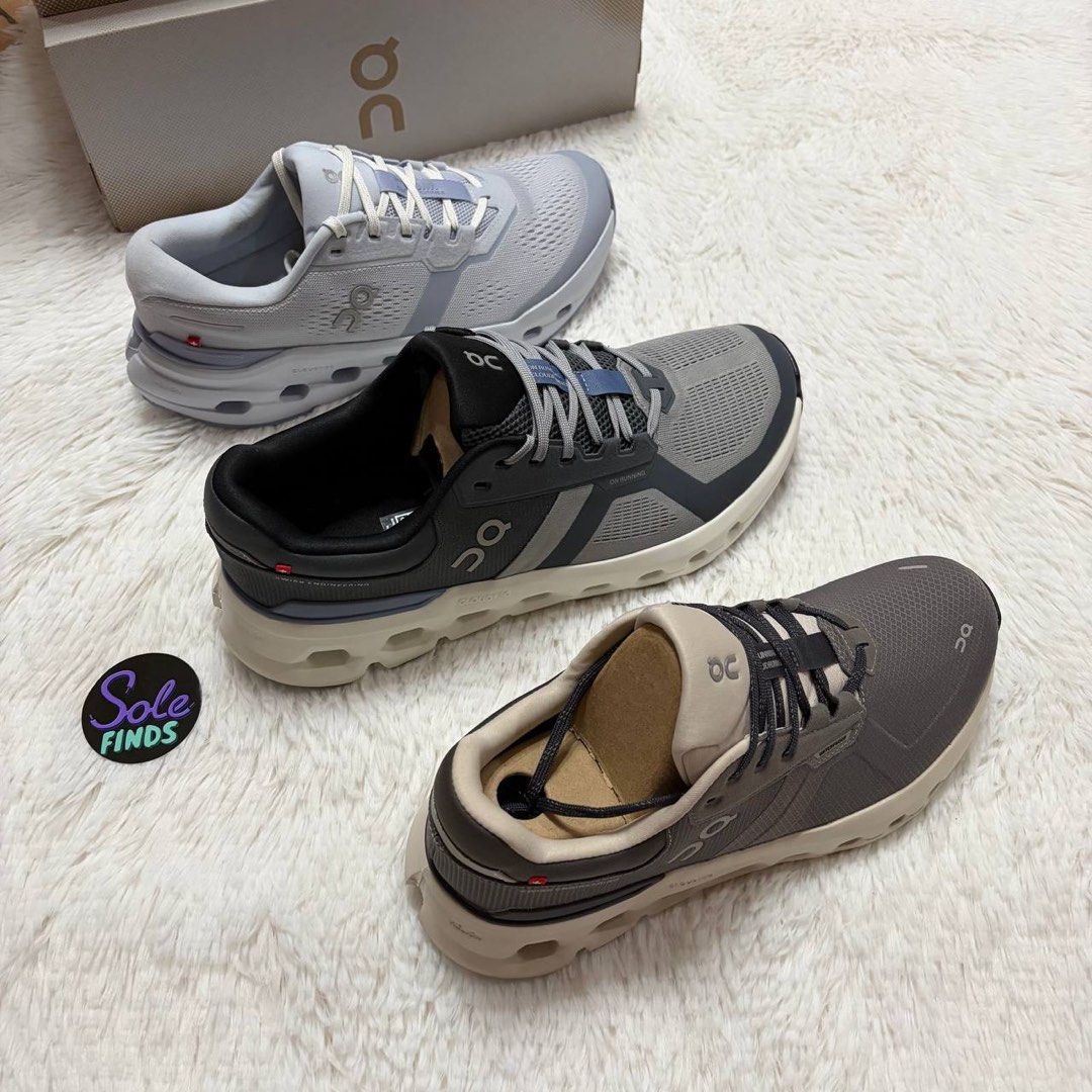 On Running Cloudrunner 3 Heather Marsh (Women’s)/ Cloudrunner 2 Alloy Chambray/ Waterproof Eclipse Eclipse (Category: Sneakers) located in Manila. Submitted by solefindsphilippines (Listing ID 1468716333, Image 2). Description: On Running Cloudrunner 3 Heather Marsh (Women’s)/ Cloudrunner 2 Alloy Chambray/ Waterproof Eclipse Eclipse Available Size: 7/ 7.5/ 8/ 8.5/ 9/ 9.5/ 10/ 10.5/ 11/ 11.5 Men’s 5/ 5.5/ 6/ 6.5/ 7.5/ 8/ 8.5/ 9/ 9.5 Women’s Price: