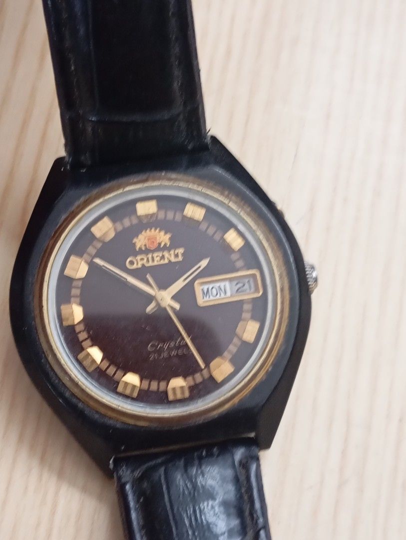 Orient automatic (Category: Men's Watches) located in Las Pinas. Submitted by quick_deals_great_finds2 (Listing ID 1468746306, Image 2). Description: Original vintage automatic 35mm medium unisex.