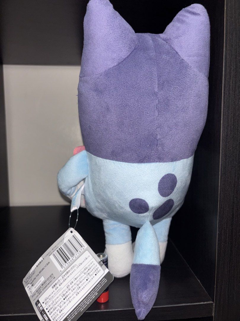 Original Bluey Plush Toy with Tag (Category: Plushies & Soft Toys) located in Imus. Submitted by lezzgodeclutter (Listing ID 1468835993, Image 2). Description: Selling my original Bluey stuffed toy, brand new with tag. * Original and brand new * With original tag attached * Large-sized Bluey plush holding a pink toy * Actual photos posted For comparison, yung smaller Bluey plush nasa around ₱600–₱700 na sa mall. Selling this bigger version for on