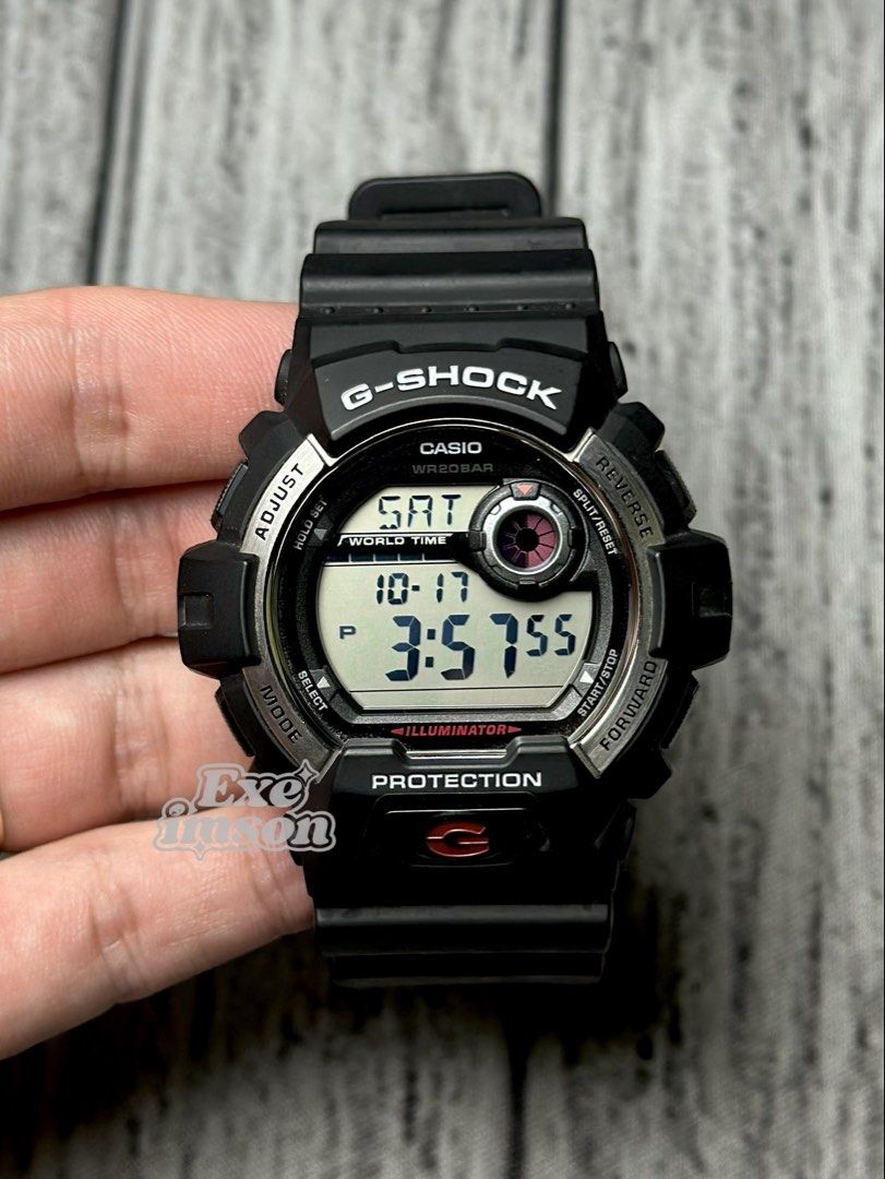 ORIGINAL G-SHOCK G-8900 RED EYE (Category: Men's Watches) located in Obando. Submitted by greatfindslad (Listing ID 1468852741, Image 1). Description: FOR SALE❗️ ✅ G-8900 RED EYE • 💯% Legit / Authentic. • 9/10. Like new. JAPAN RELEASE 🇯🇵 • Complete inclusions. • Batt health 🔋: GOOD • Original all parts. No history of repair. • No hidden issues. All functions working. 𝗣𝗥𝗜𝗖𝗘: ₱3,699 negotiable Unli legit check/vouch. Money back if fake. 📌