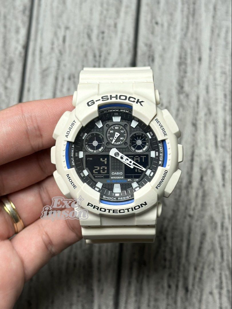 ORIGINAL G-SHOCK GA-100 OREO (Category: Men's Watches) located in Obando. Submitted by greatfindslad (Listing ID 1468850477, Image 1). Description: FOR SALE❗️ ✅ GA-100 OREO • 💯% Legit / Authentic. • 8/10. Presentable. •With casio stand case & module booklet. • Batt health 🔋: GOOD • Original all parts. No history of repair. • No hidden issues. All functions working. 𝗣𝗥𝗜𝗖𝗘: ₱2,600 FIX Unli legit check/vouch. Money back if fake. 📌 Meet/Pick 