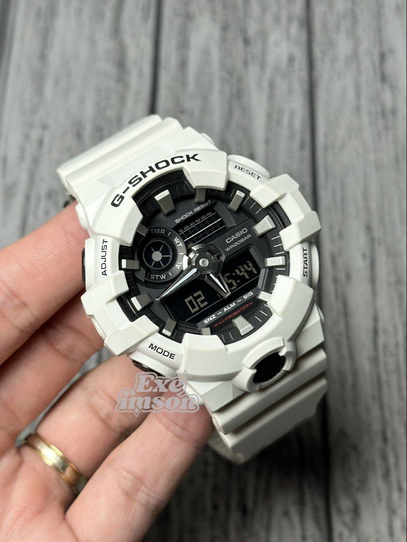 ORIGINAL G-SHOCK GA-700 PANDA 🐼 (Category: Men's Watches) located in Obando. Submitted by greatfindslad (Listing ID 1468842791, Image 2). Description: FOR SALE❗️ ✅ GA-700 • 💯% Legit / Authentic. • 9/10. Presentable. • Watch with replacement box. • Batt health 🔋: GOOD • Original all parts. No history of repair. • No hidden issues. All functions working. 𝗣𝗥𝗜𝗖𝗘: ₱3,199 negotiable Unli legit check/vouch. Money back if fake. 📌 Meet/Pick up: S