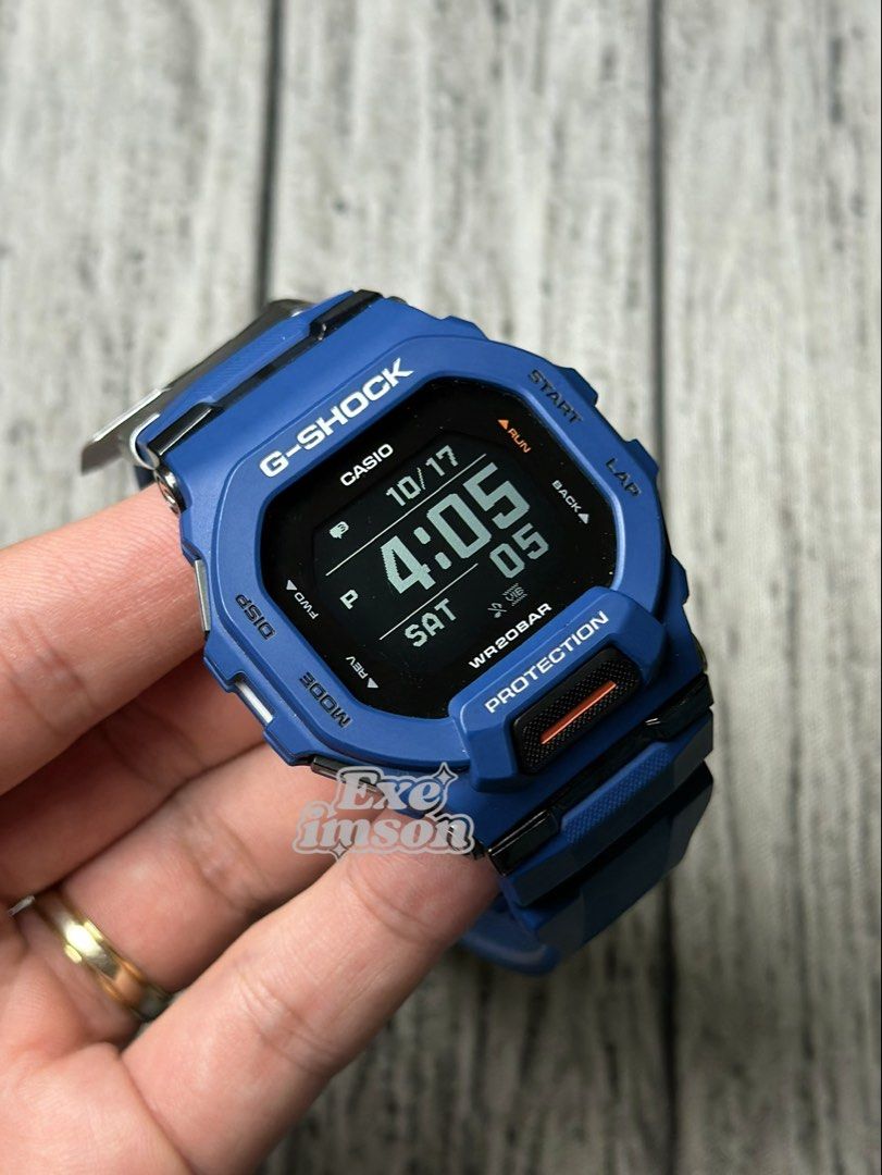 ORIGINAL G-SHOCK GBD-200 BLUETOOTH STEPTRACKER (Category: Men's Watches) located in Obando. Submitted by greatfindslad (Listing ID 1468851714, Image 3). Description: FOR SALE❗️ ✅ GBD-200 Blue • 💯% Legit / Authentic. • Bluetooth / Steptracker • 9/10. Like new. JAPAN RELEASE 🇯🇵 • Watch with box & manual. • Batt health 🔋: GOOD • Original all parts. No history of repair. • No hidden issues. All functions working. 𝗣𝗥𝗜𝗖𝗘: ₱5,999 negotiable Unl