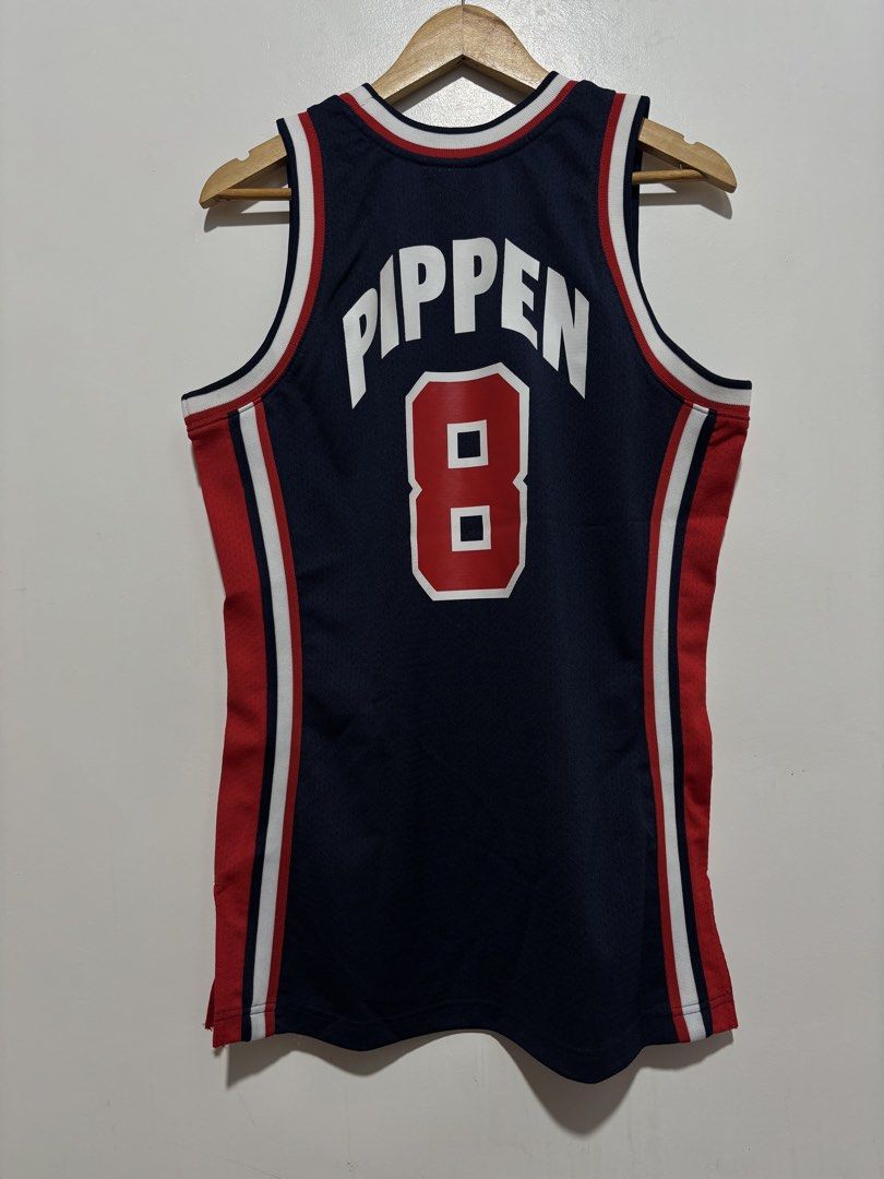 Original Mitchell & Ness Authentic Jersey 💯 (Category: Tshirts & Polo Shirts ) located in Tarlac. Submitted by outsource.psg (Listing ID 1468734467, Image 3). Description: Original Mitchell & Ness Authentic Jersey 💯 Scottie Pippen “Dream Team” Brand New Medium Mall Price: P21,990 ❎ P3,999 + sf ✅ (Money back if proven fake) Dm Sure Buyer .