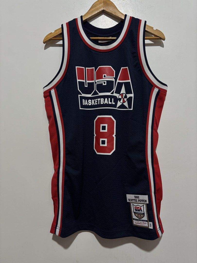 Original Mitchell & Ness Authentic Jersey 💯 (Category: Tshirts & Polo Shirts ) located in Tarlac. Submitted by outsource.psg (Listing ID 1468734467, Image 1). Description: Original Mitchell & Ness Authentic Jersey 💯 Scottie Pippen “Dream Team” Brand New Medium Mall Price: P21,990 ❎ P3,999 + sf ✅ (Money back if proven fake) Dm Sure Buyer .