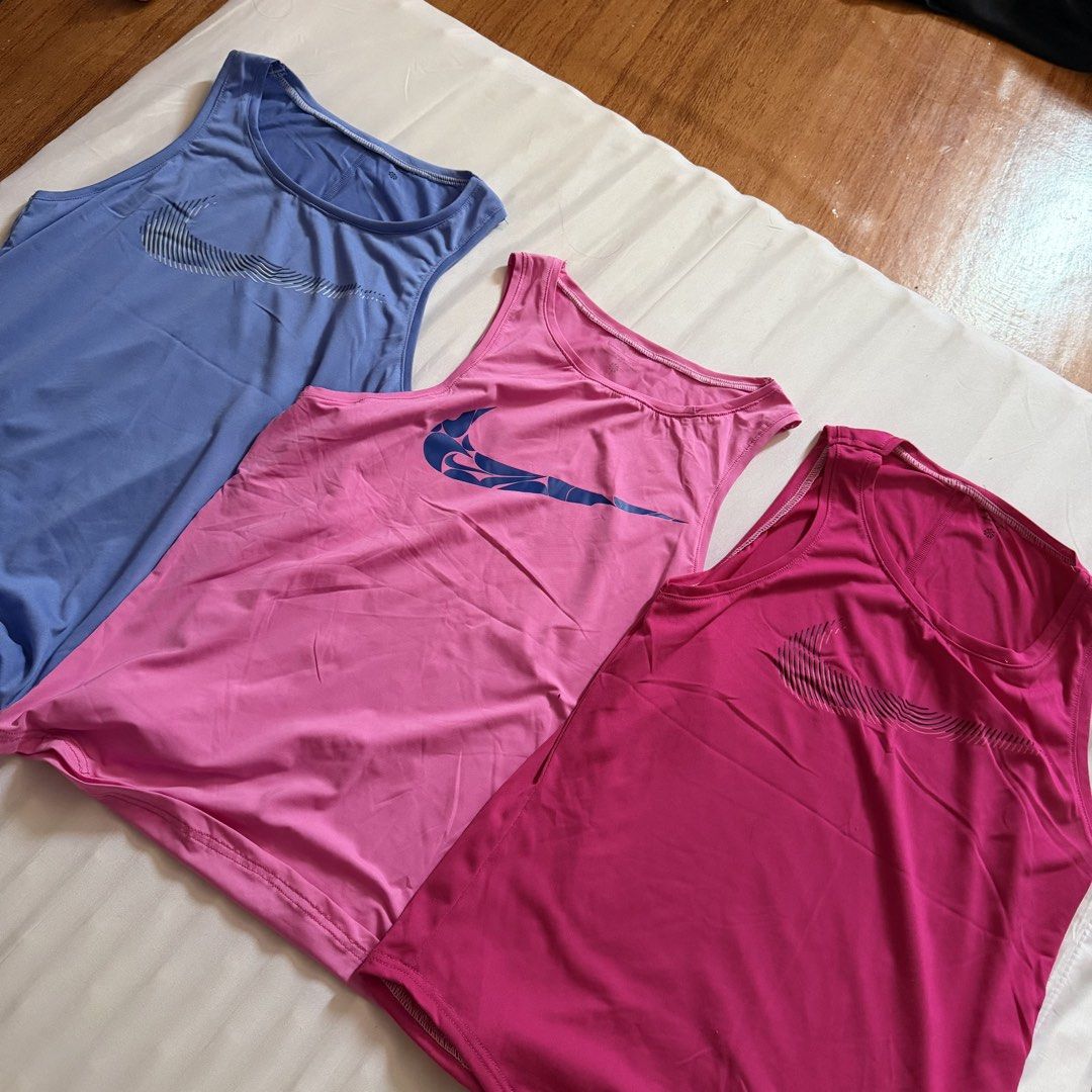 ORIGINAL NIKE TANK TOP TAKE ALL (Category: Activewear) located in Valenzuela. Submitted by angelbyblood (Listing ID 1468733662, Image 2). Description: NOTE ORIGINAL NIKE TSHIRT BUT ALTERED TO TANK TOPS Take all only Size: S-M Colooong Valenzuela .