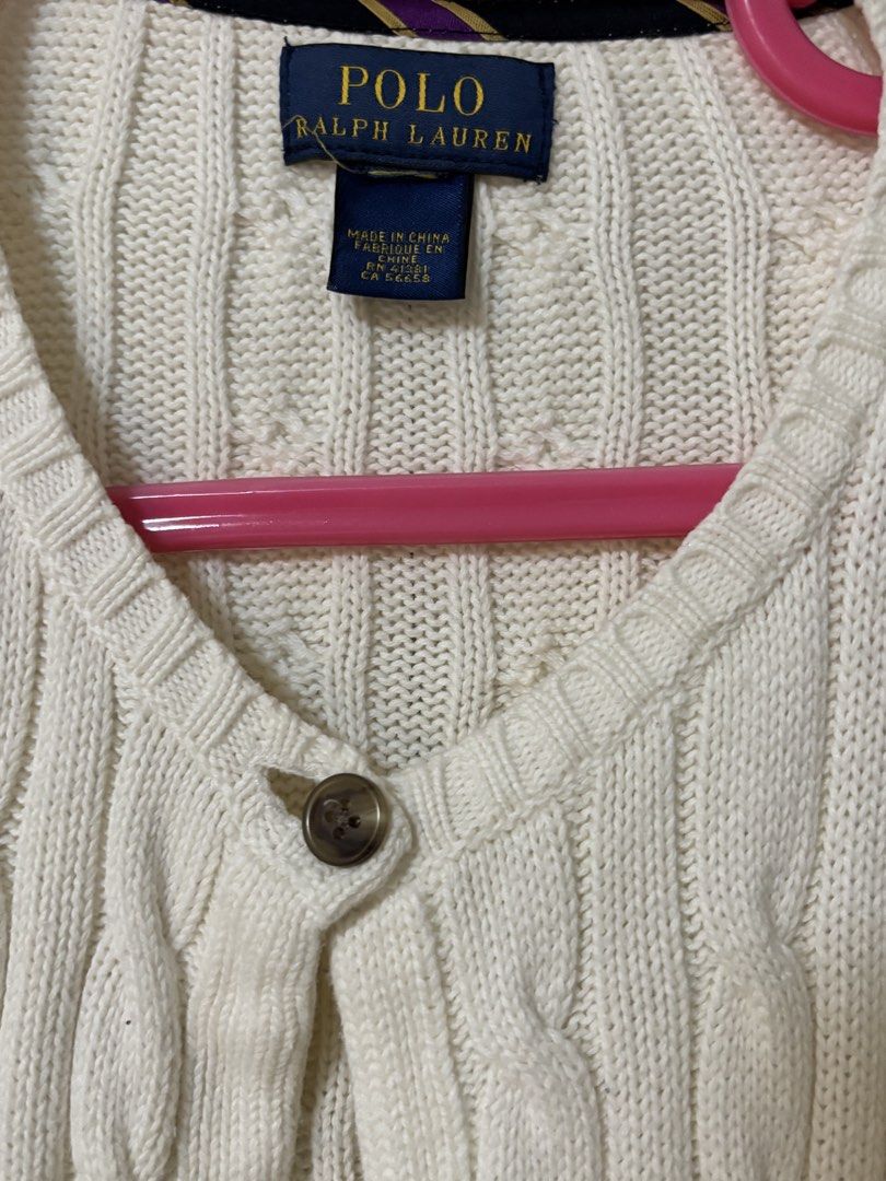 ORIGINAL RALPH LAUREN CARDIGAN (Category: Coats, Jackets and Outerwear) located in Manila. Submitted by shynze (Listing ID 1468724177, Image 2). Description: SIZE: Fits small to semi-large *tag was cut off before*.