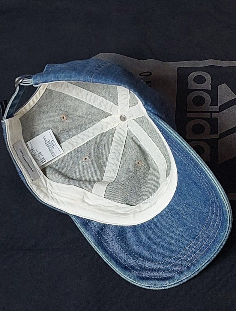 💯Original thisisneverthat Denim T-Logo Cap (Authentic / EUC)👌 (Category: Caps & Hats) located in Pozorrubio. Submitted by infinite_grind_0.1 (Listing ID 1468802564, Image 3). Description: 💯Original thisisneverthat Denim T-Logo Cap (Authentic / EUC)👌 🥰Price: ₱1,500 Style Code: TN250HWBC01 (See tag photo for authenticity verification) Material: 100% Cotton Denim🫰 Color: Medium Wash Denim with White embroidered logo👌 Size: Free Size (Fully ad