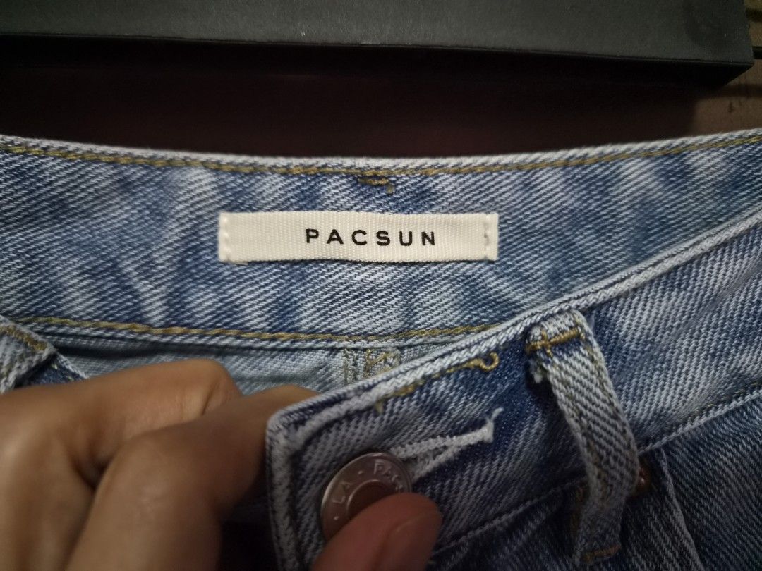 Pacsun Denim Short 23 (Category: Shorts) located in Malolos. Submitted by aemcloset (Listing ID 1468858197, Image 3). Description: size 23 rise 10 length 10 hard denim.